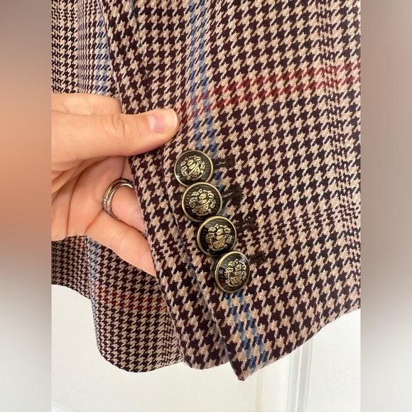 Veronica Beard Empire Dickey Jacket blazer in Chicory Multi plaid size 6 - Picture 5 of 9